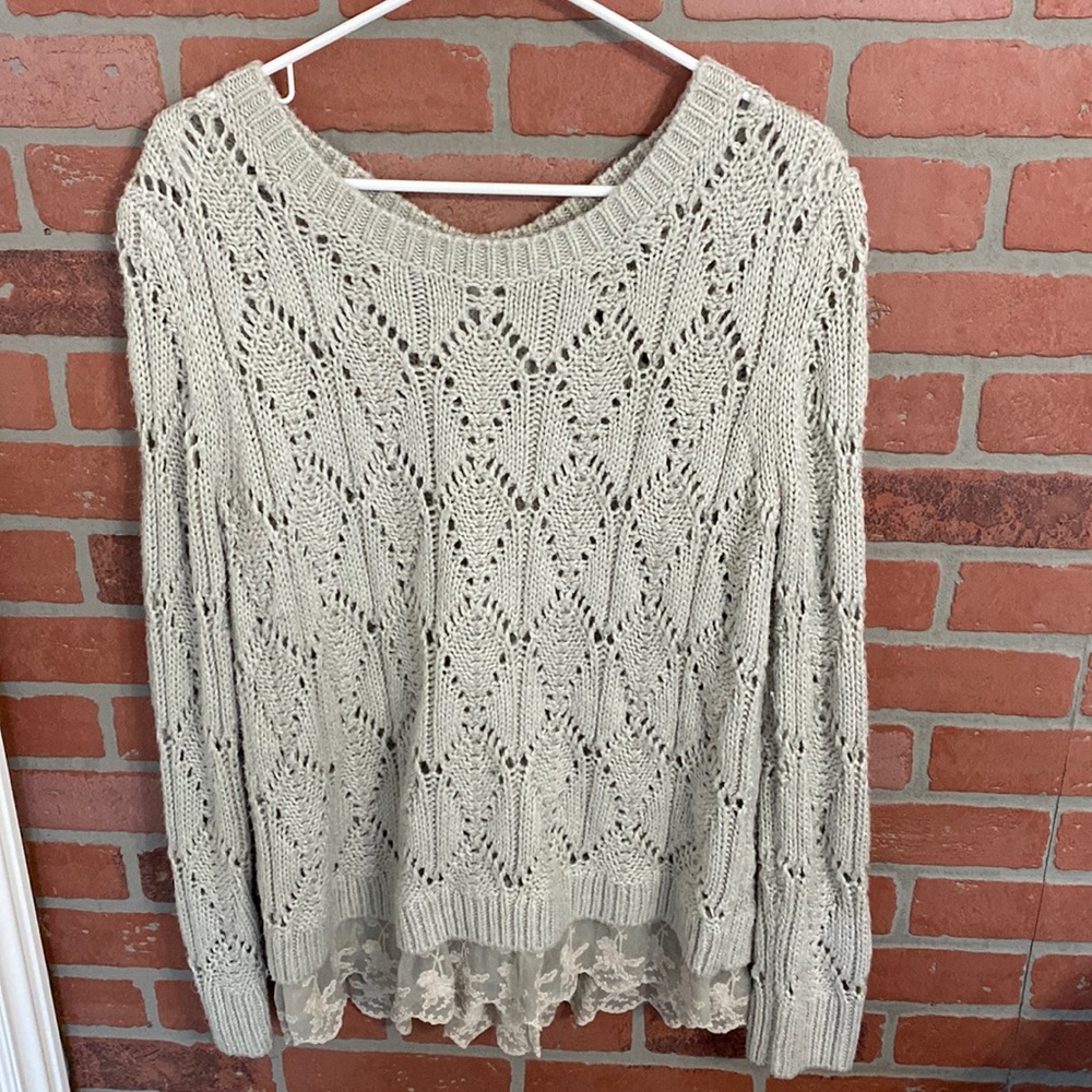 Warm oversized sweater
